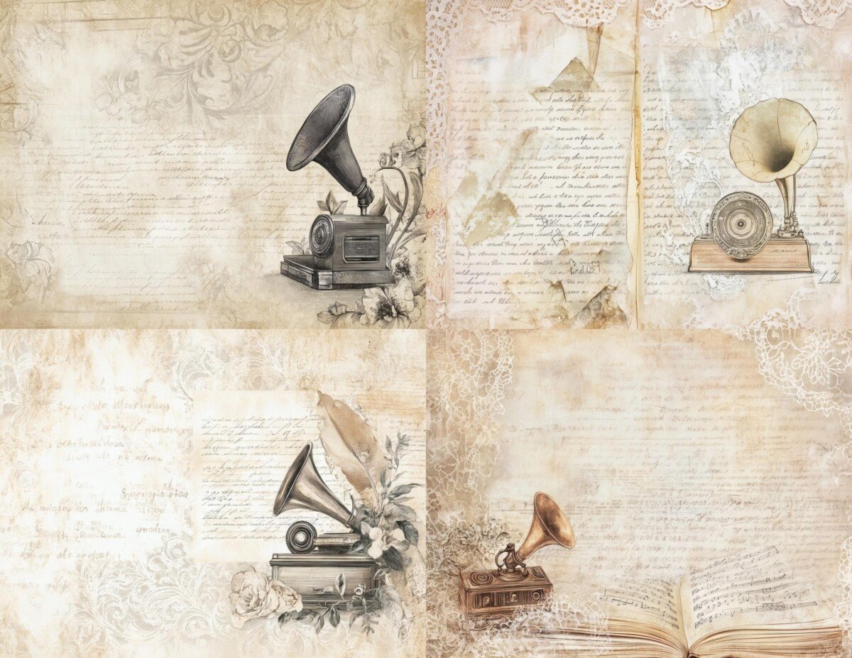 vintage preview 3 – Journal Pages