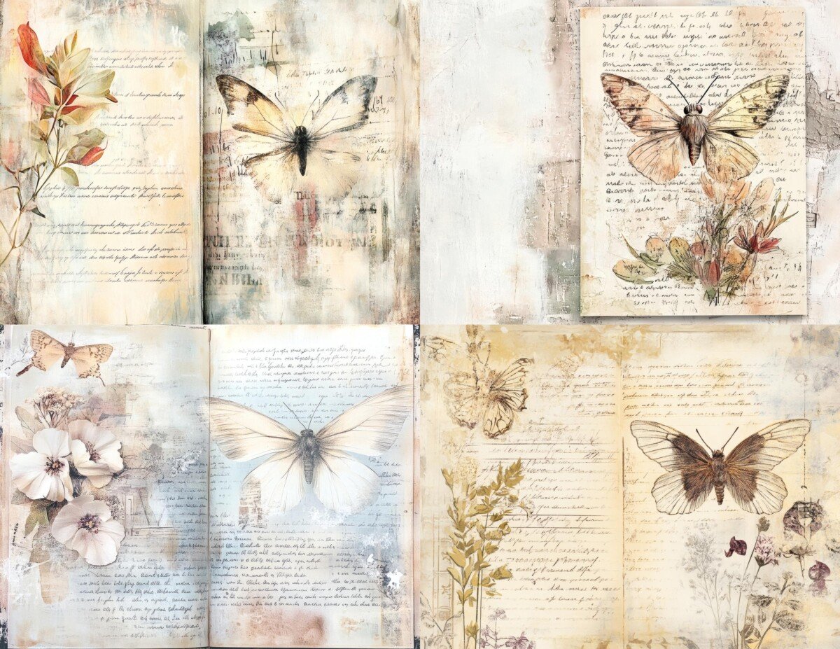 vintage preview 2 – Journal Pages