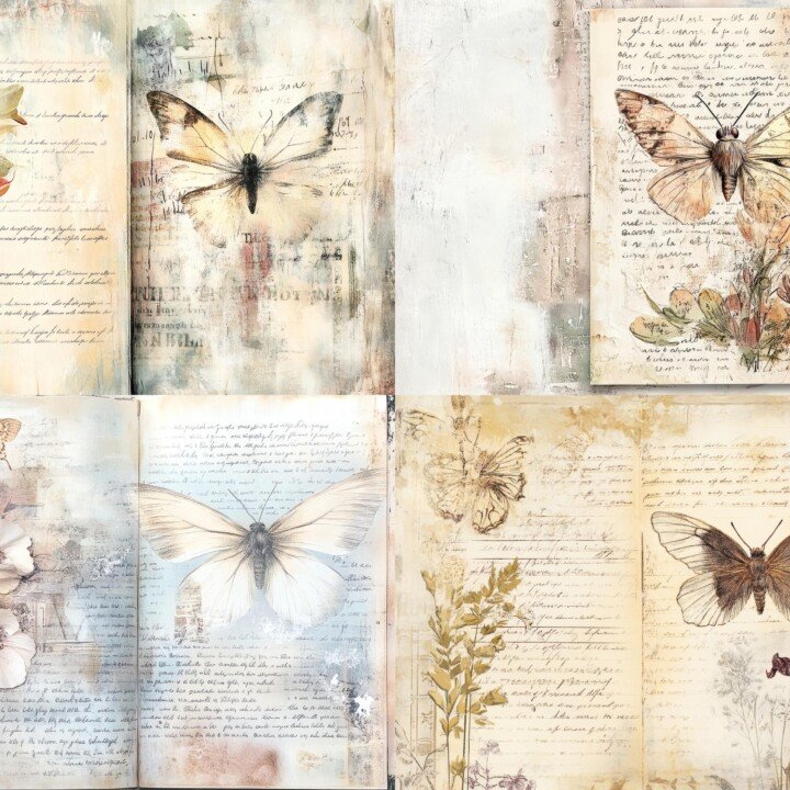 vintage preview 2 – Journal Pages