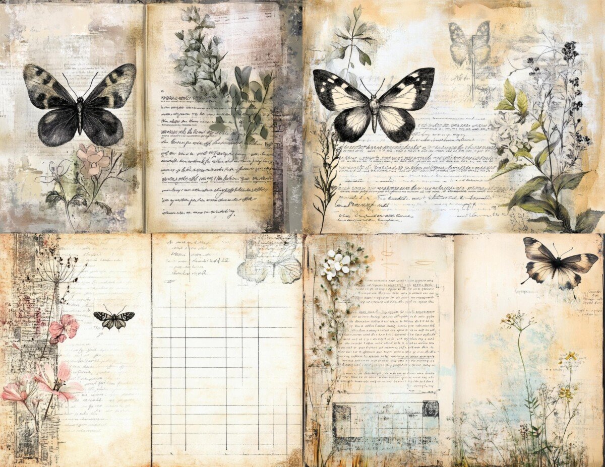 vintage preview 3 – Journal Pages