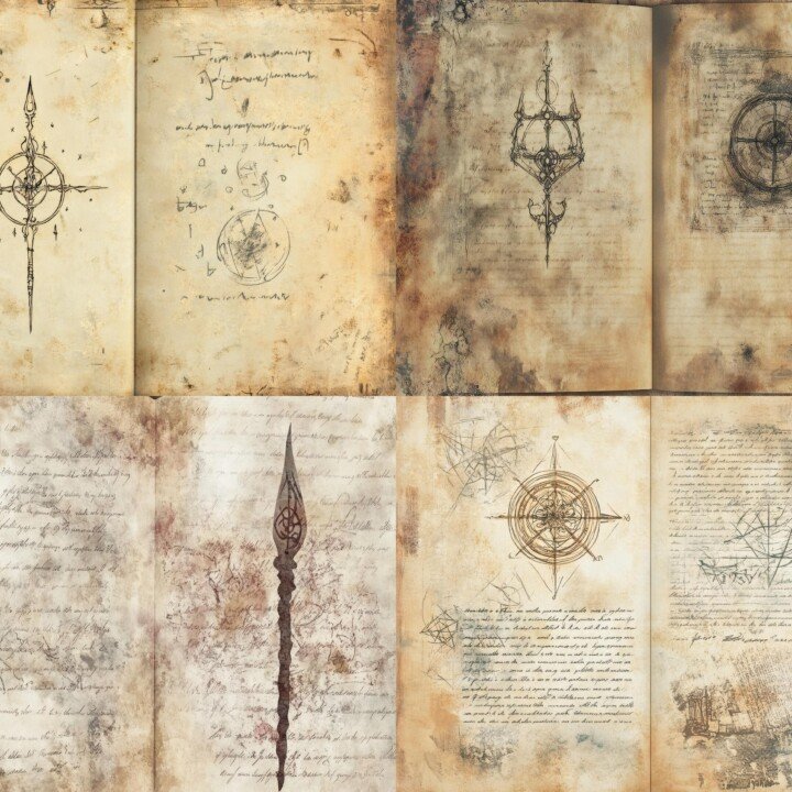 vintage preview 2 – Journal Pages