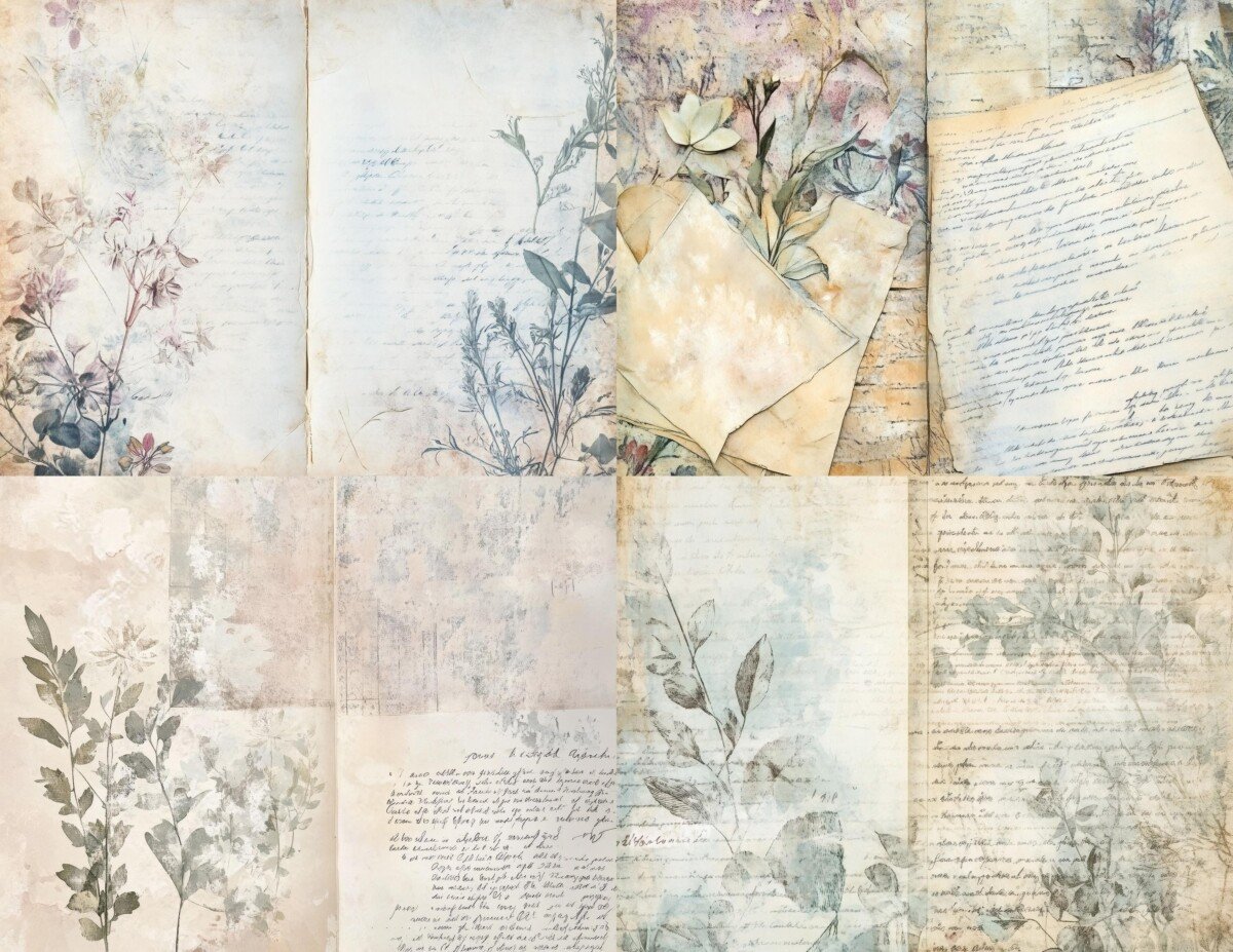 vintage – Vintage Botanical Set 2 Pages