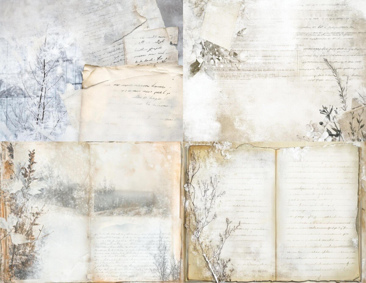 vintage preview 4 – Journal Pages