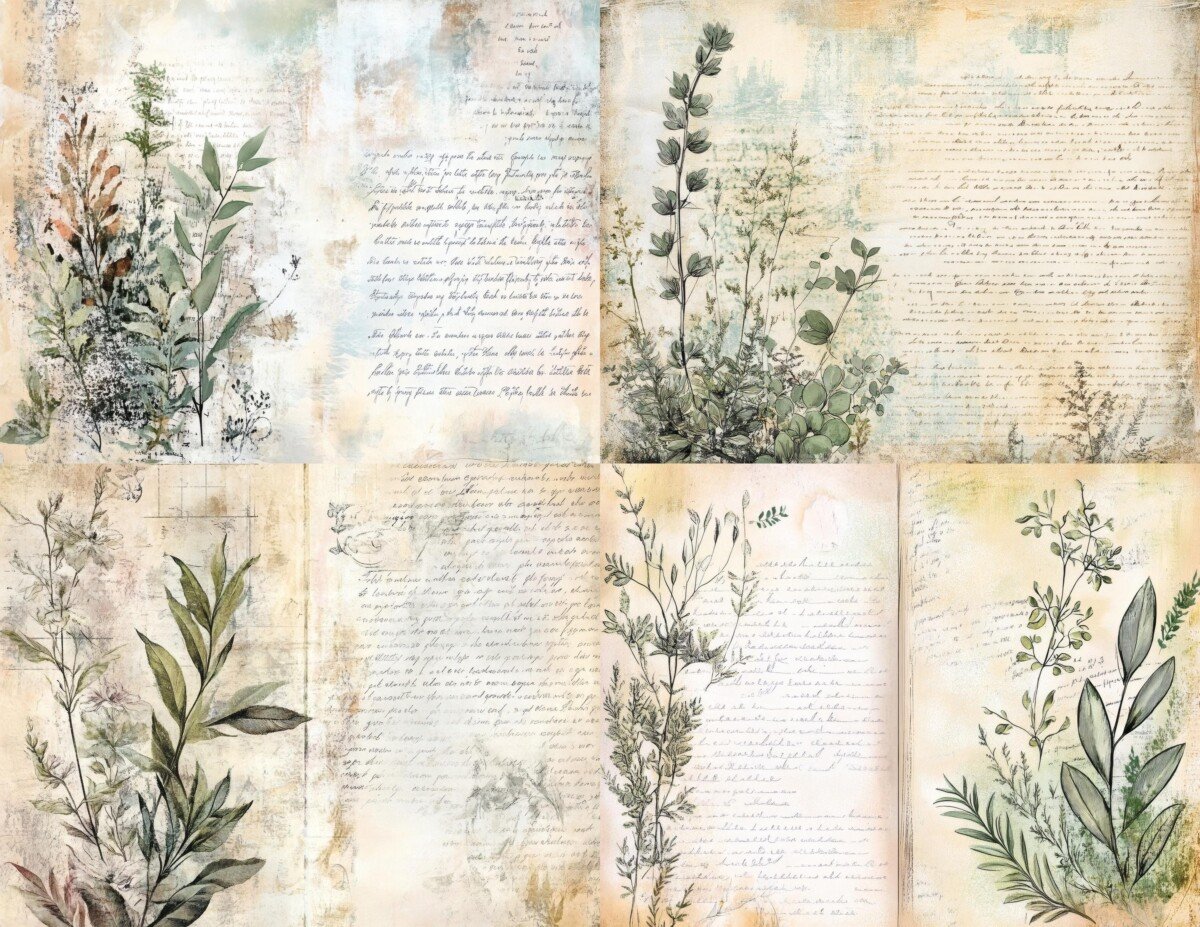 vintage preview 5 – Journal Pages