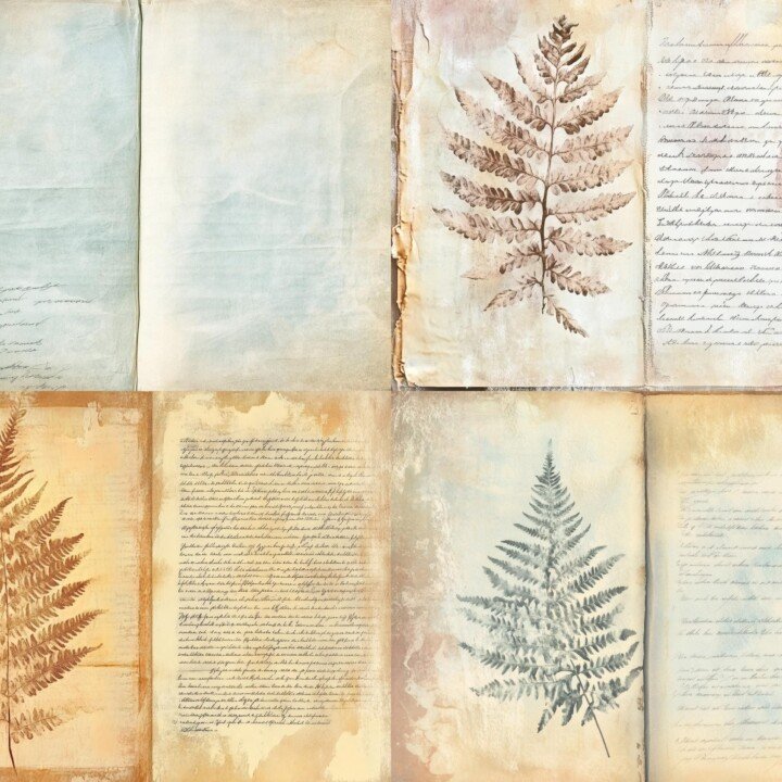 vintage – Vintage Fern Journal Pages