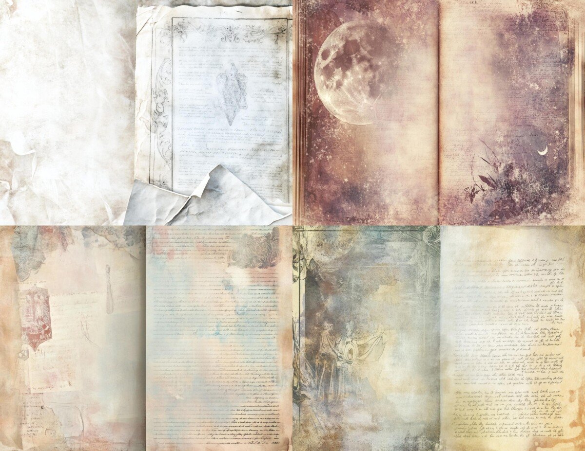 vintage preview 7 – Journal Pages