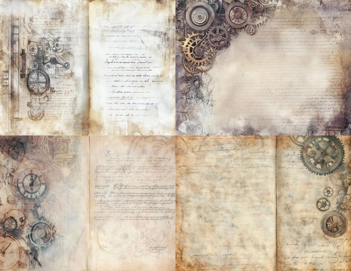 steampunk preview 3 – Journal Pages