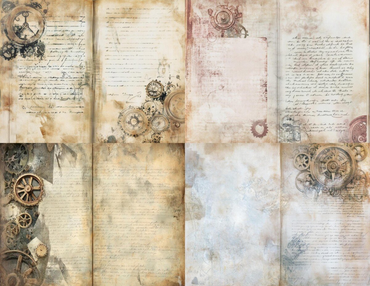 steampunk preview 4 – Journal Pages