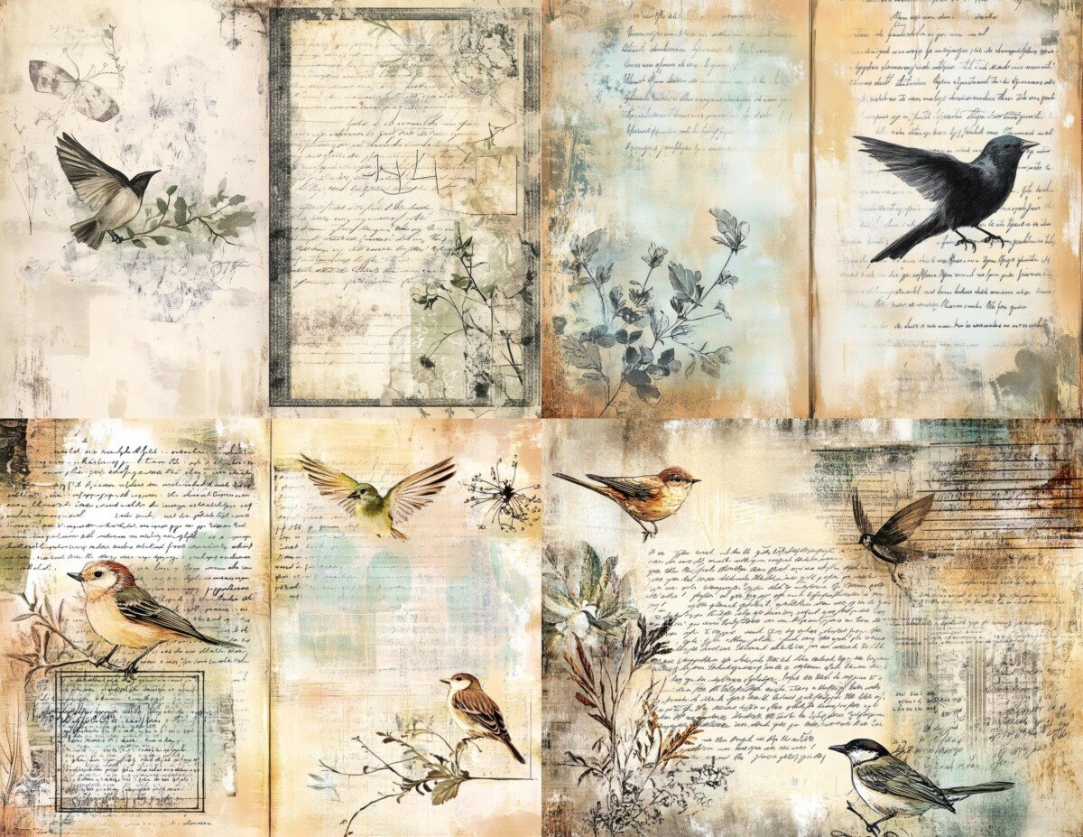 vintage preview 3 – Journal Pages