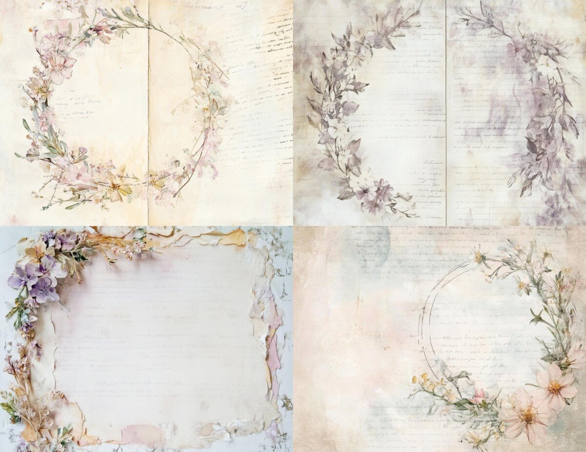 wildflower – Wildflower Wreath Journal Pages