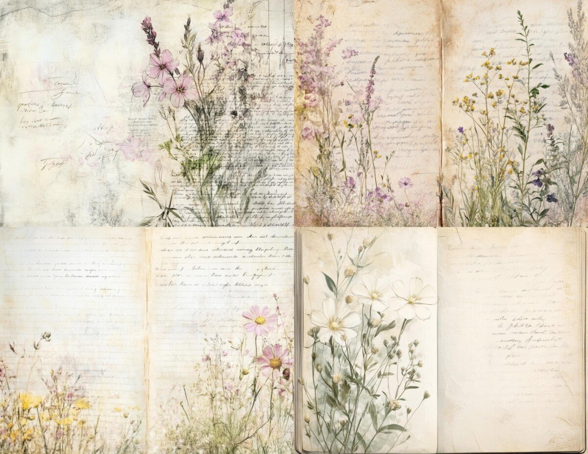 vintage – Vintage Wildflower Journal Pages