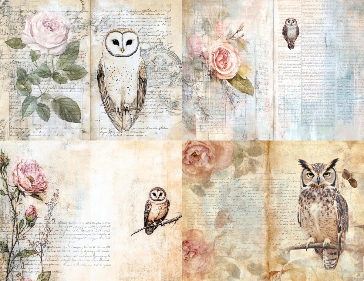 vintage – Vintage Owl Journal Pages