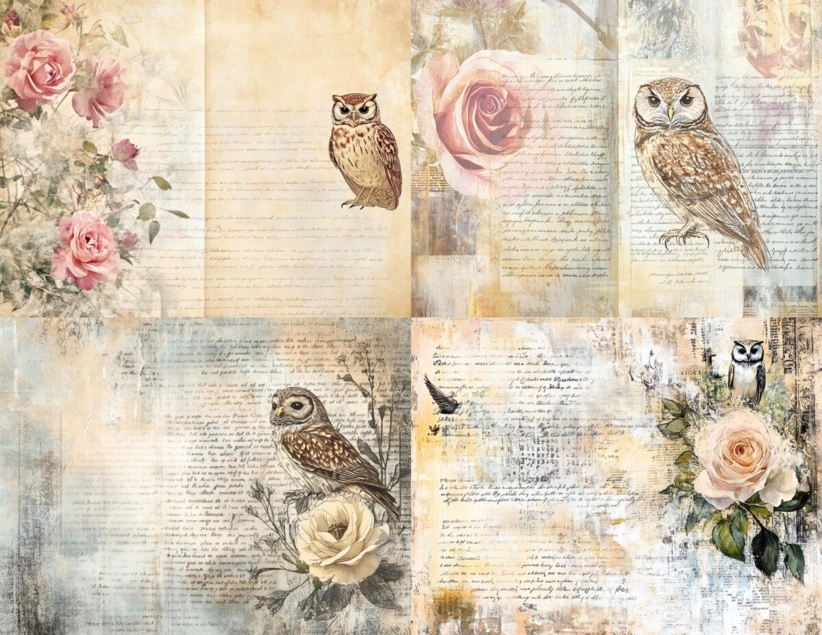 vintage preview 6 – Journal Pages