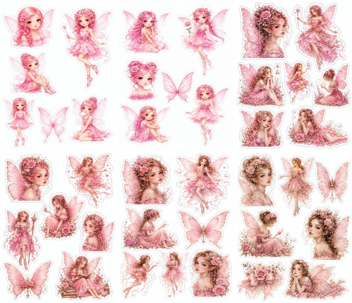 pink preview 3 – Fussy Cuts