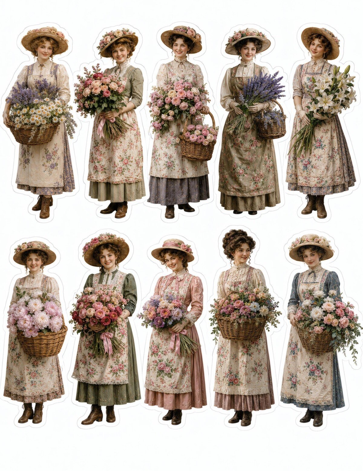 vintage preview 10 – Fussy Cuts