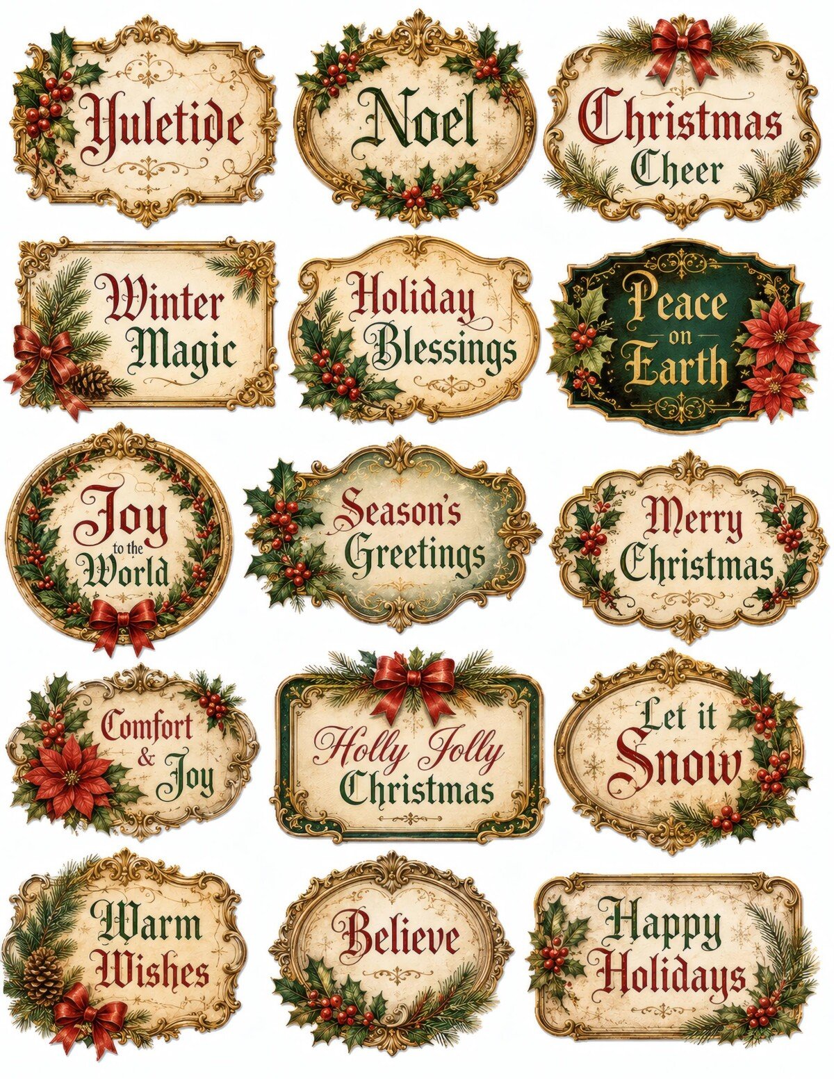 christmas preview 9 – Fussy Cuts