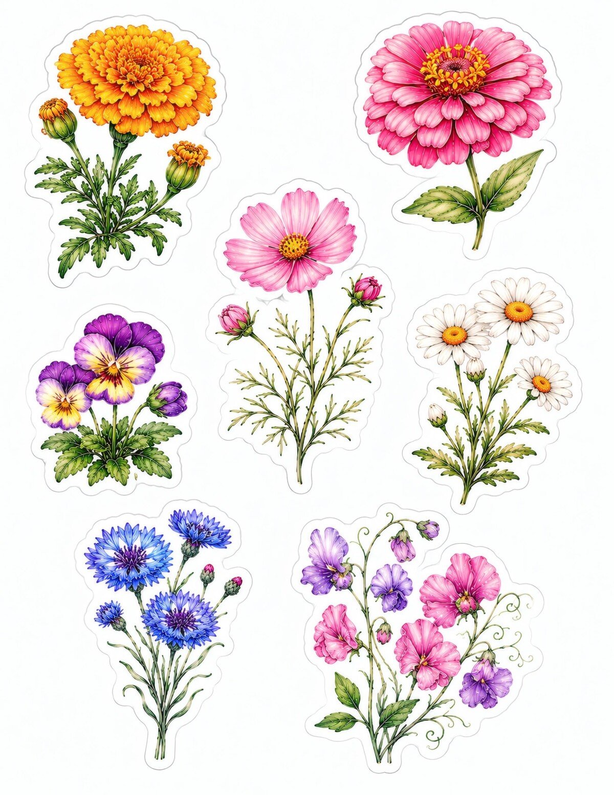 floral preview 7 – Fussy Cuts