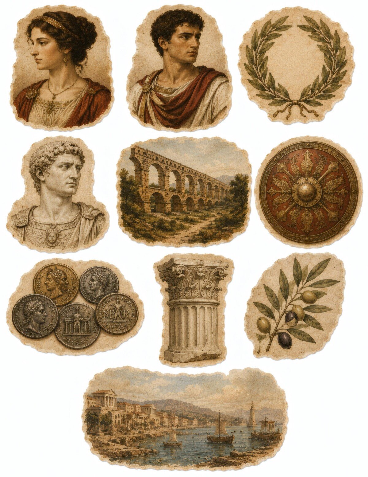 greek preview 3 – Fussy Cuts