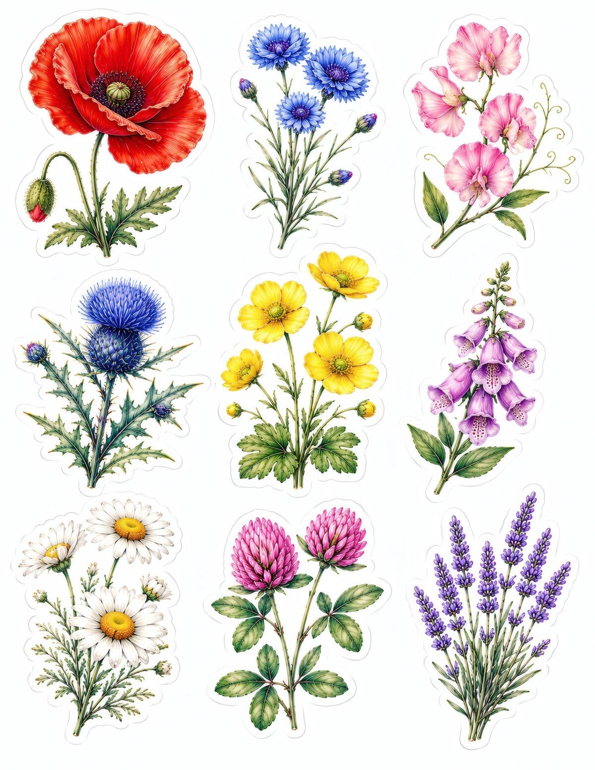 floral preview 10 – Fussy Cuts