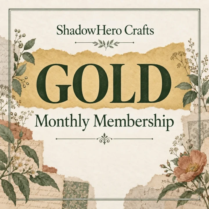 ShadowHero Crafts Gold Monthly Membership