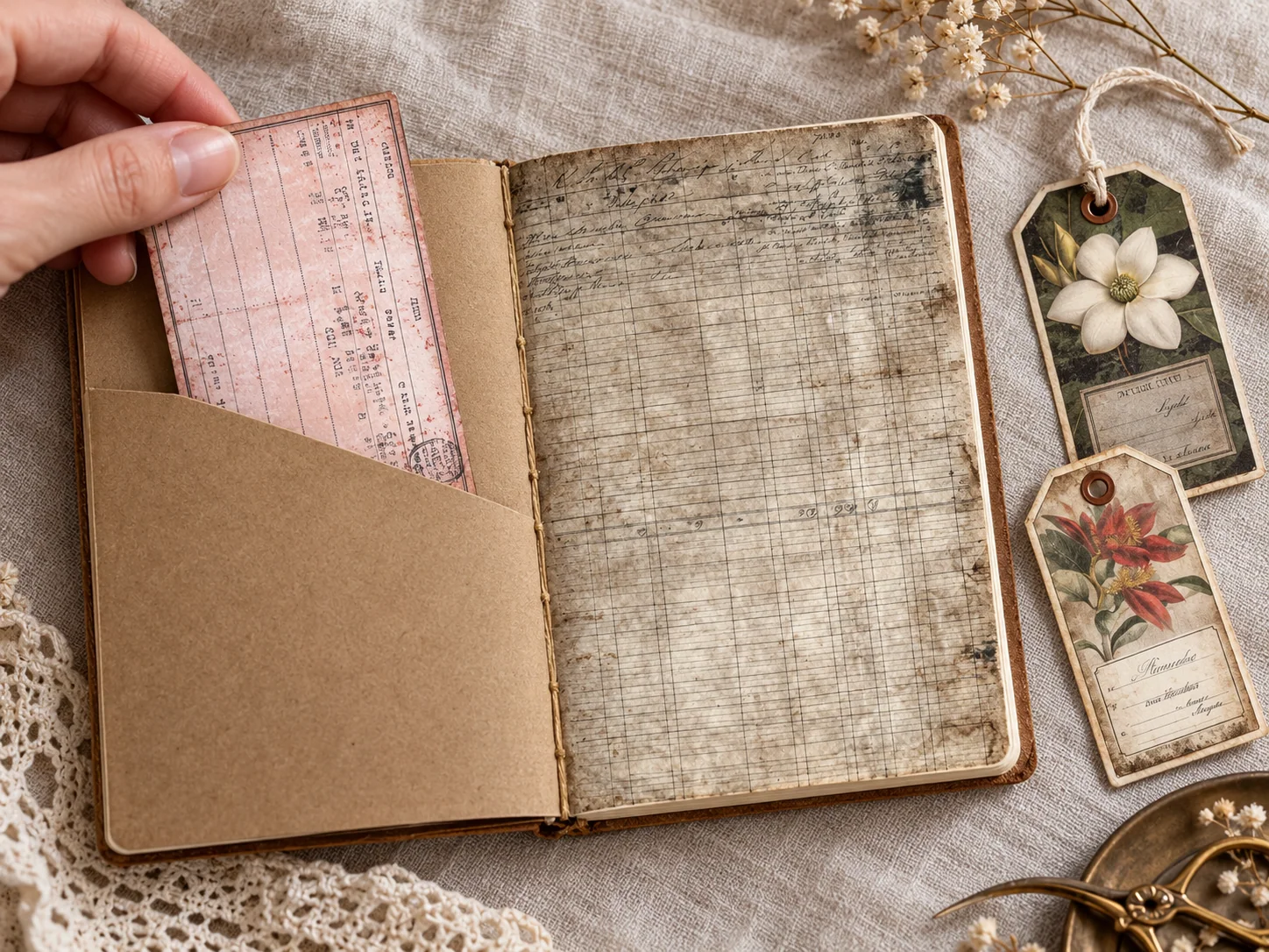 Printable Ephemera: How to Use Tags, Labels and Library Cards